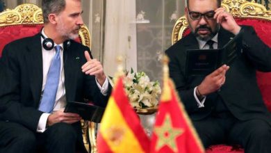 صورة الملك محمد السادس يتمنى الشفاء للعاهل الإسباني