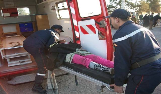 صورة مصرع سيدة ورضيعها في حادثة سير بين طنجة واصيلة