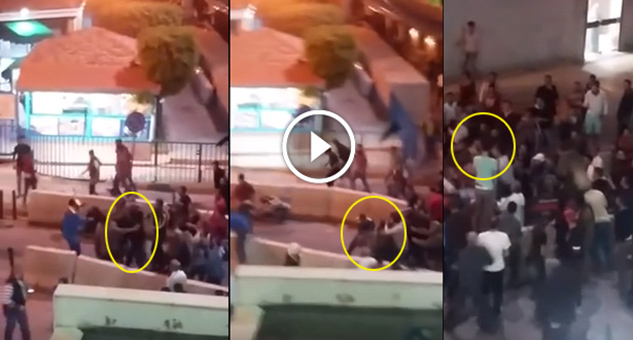 صورة بالفيديو.. لحظة القبض على الانتحاري الرابع في تفجيرات بيروت