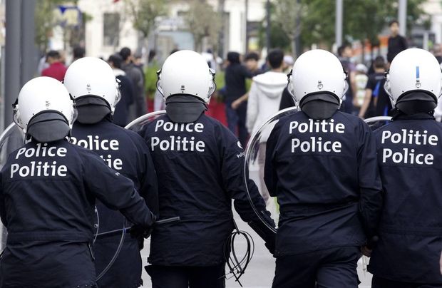 صورة توقيف سبعة أشخاص عقب مداهمات أمنية في بروكسل