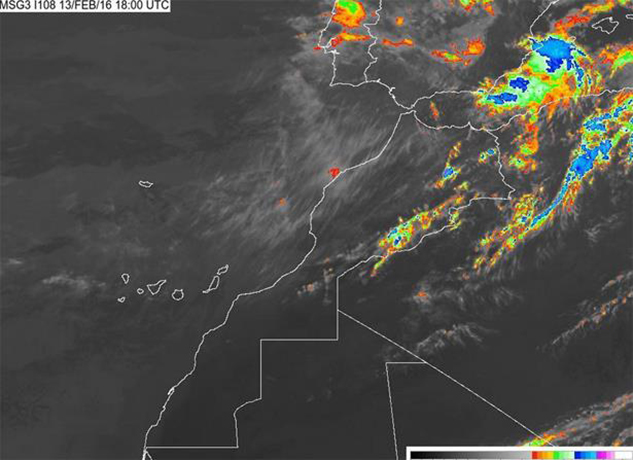 صورة عواصف رعدية اليوم الاثنين في عدد من أقاليم المملكة