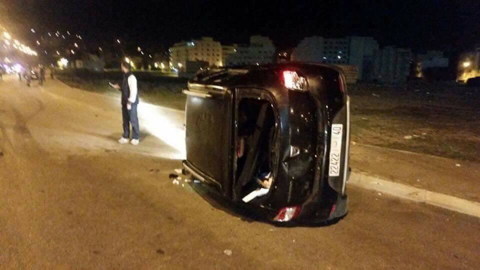 صورة حصيلة ليلة الشغب عقب مباراة اتحاد طنجة والمغرب الفاسي