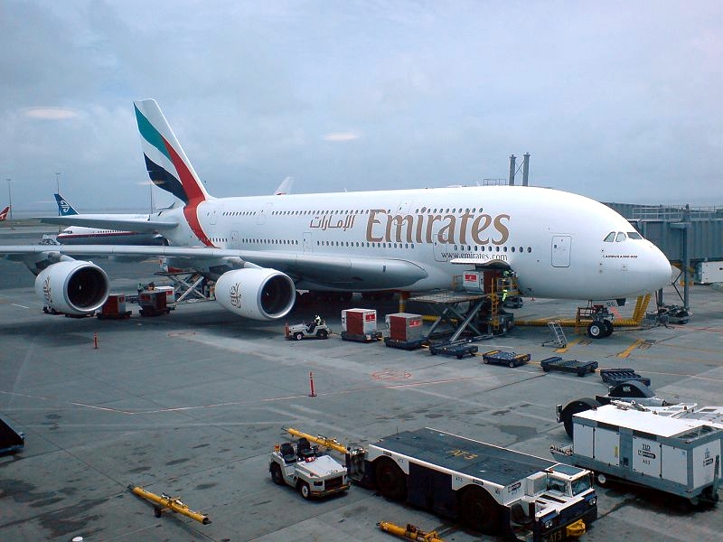 صورة الدارالبيضاء : وصول أكبر طائرة تجارية في العالم لمطار محمد الخامس الدولي