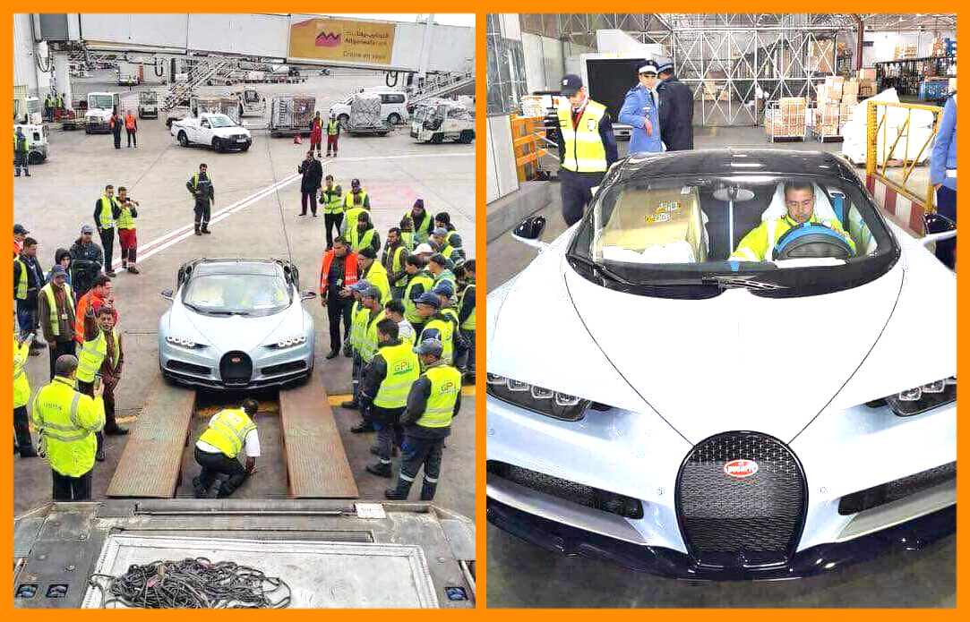 صورة بالصور.. دخول أول سيارة Bugatti Chiron إلى المغرب التي يصل ثمنها 3 ملايير سنتيم !